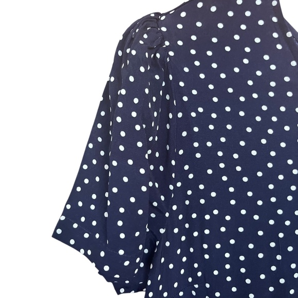 Navy Polka Dot Jumpsuit - Picture 6 of 13